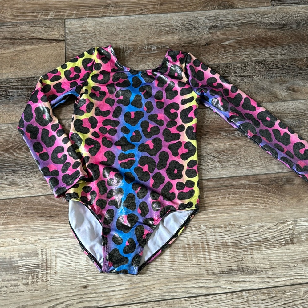 Girls LongSleeve Leotard Size 9/10 Gymnastics Dance